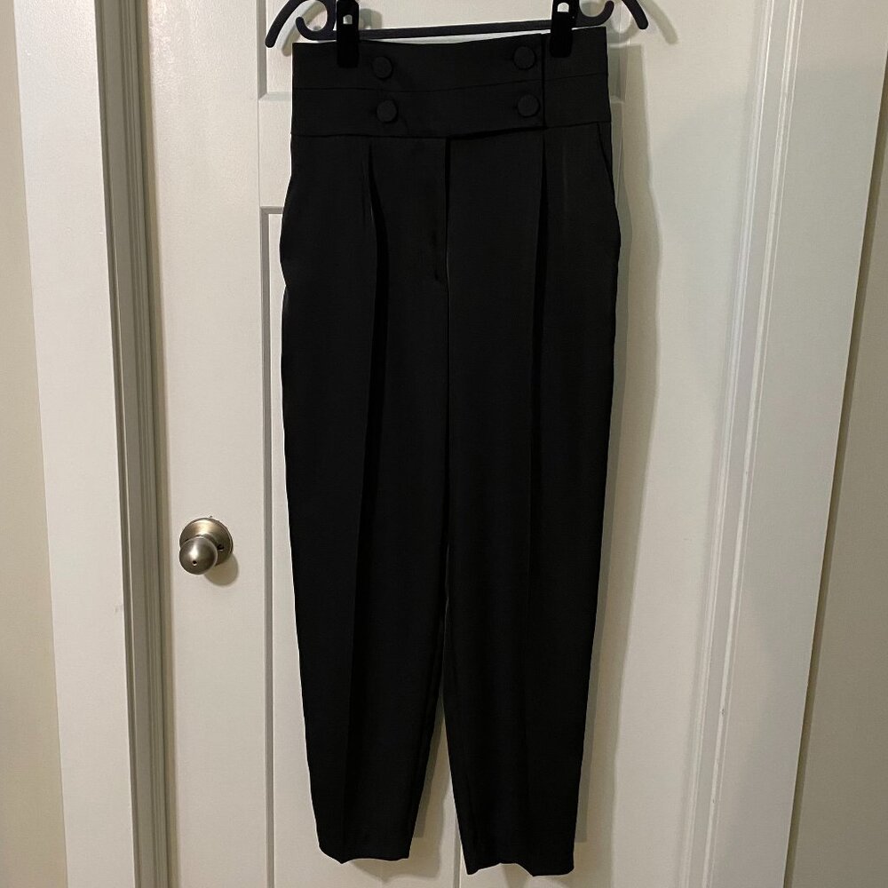 LIKE NEW! ZARA High-Waisted Pleated Trousers